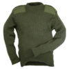 100% Wool Military Sweater