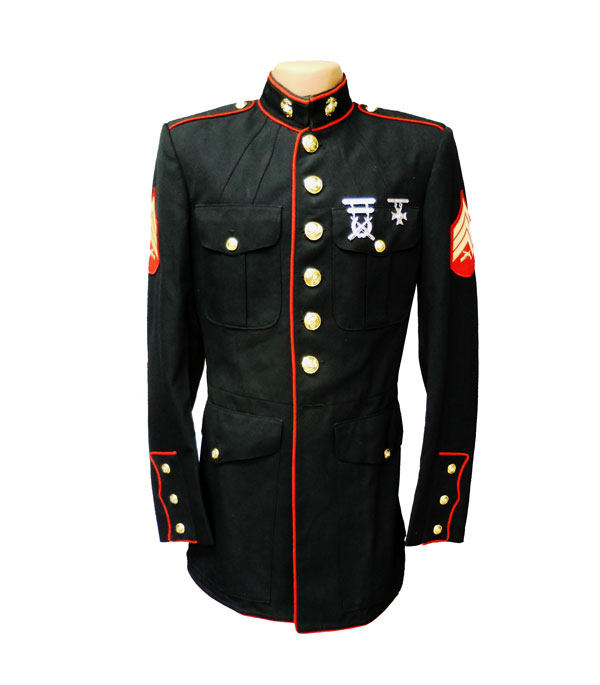 USMC MENS DRESS COAT POLY/WOOL GABARDINE - General Army Navy Outdoor