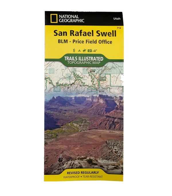 NATIONAL GEOGRAPHIC SAN RAFAEL SWELL UTAH TRAIL MAP #712 – General Army ...