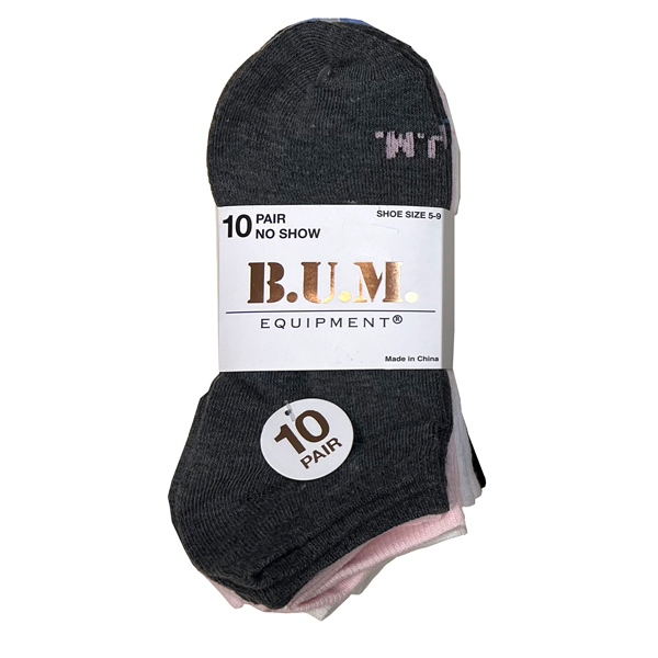 BUM-Ladie-10-PAIR-No-Show-Socks-3.1