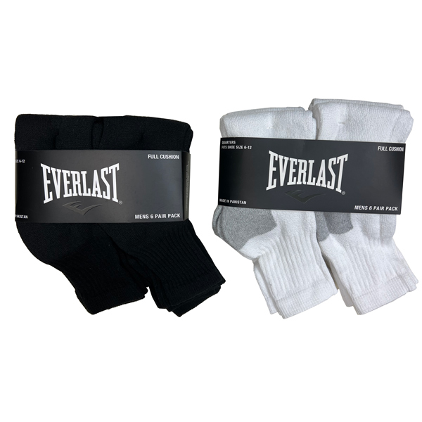 EVERLAST-Mens-6-Pair-Pack-Socks-Quarters