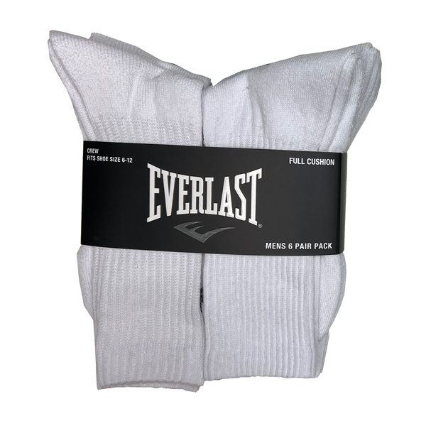 EVERLAST-Mens-6-Pair-Pack-Socks-White